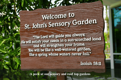 Sensory section – riot of colour, scents, textures and shapes to stimulate the senses of our residents. (1)